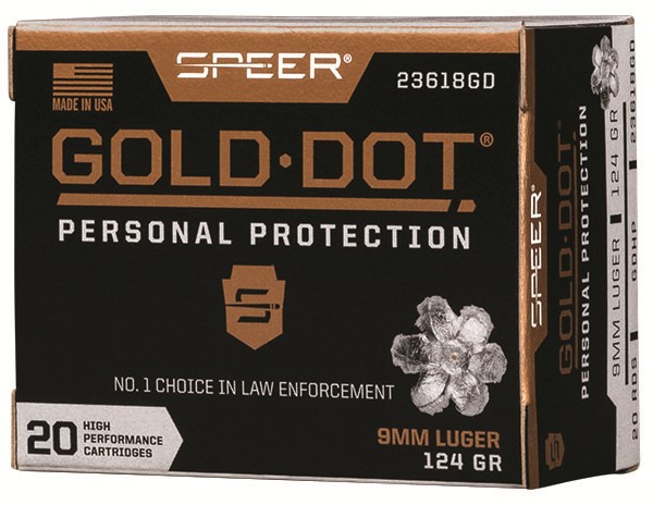 SPEER 23618GD 9MM 124GDHP 20 - Win Repeating Arms Promotion